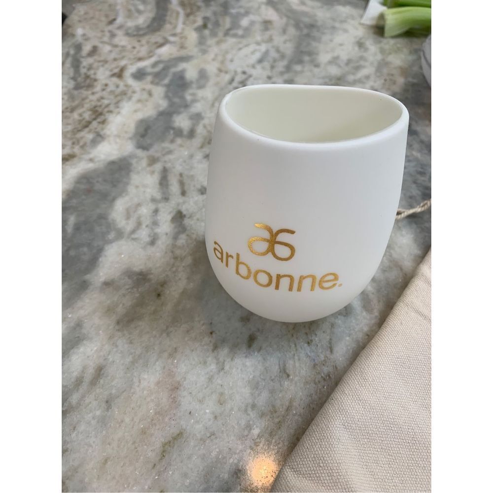Arbonne White Silicone Cups